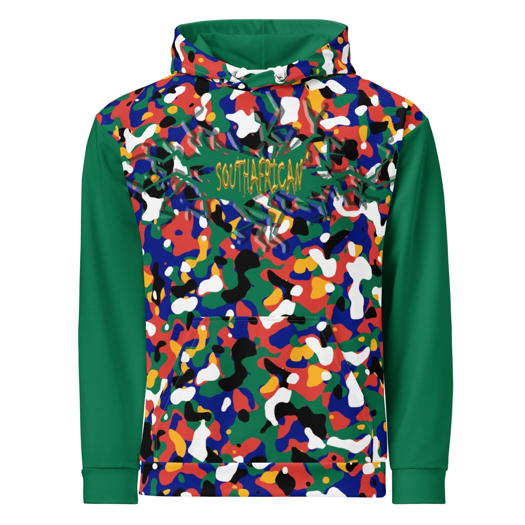 South African Girl Camo Unisex Pullover Hoodie - Conscious Apparel Store