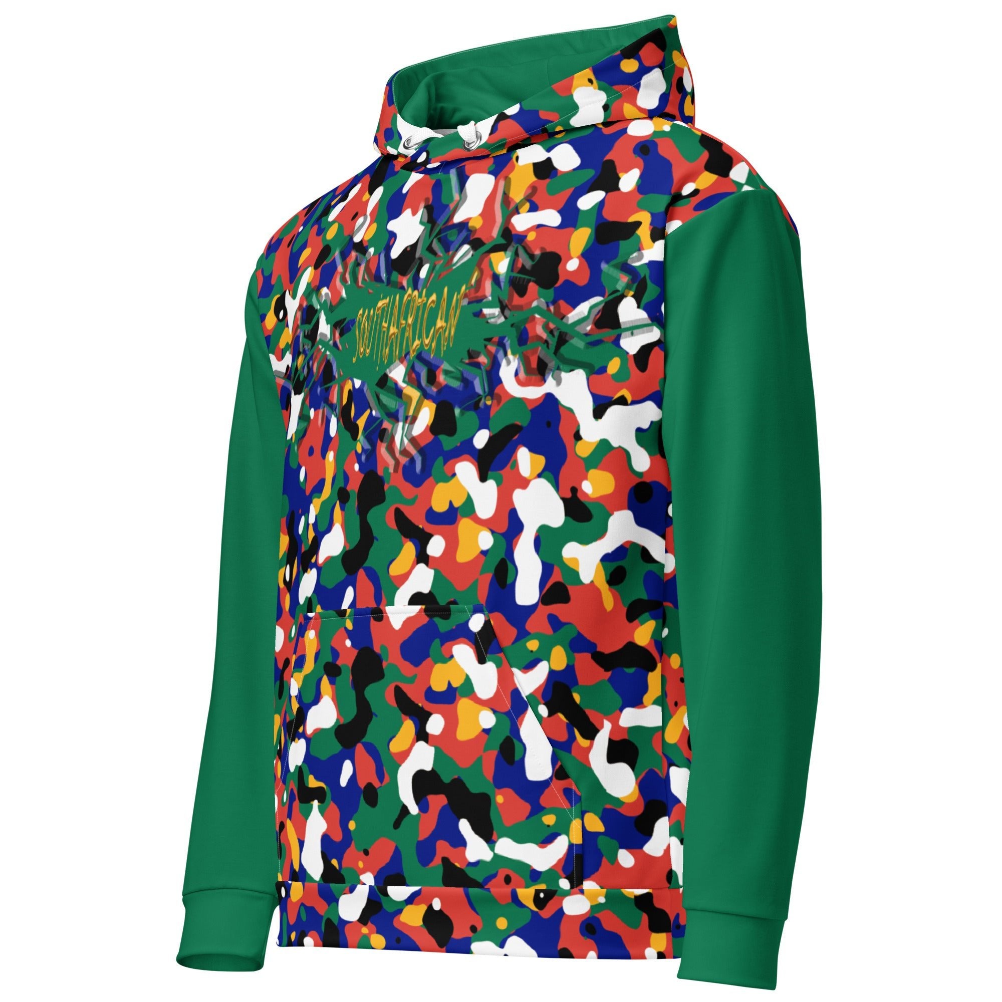 South African Girl Camo Unisex Pullover Hoodie - Conscious Apparel Store