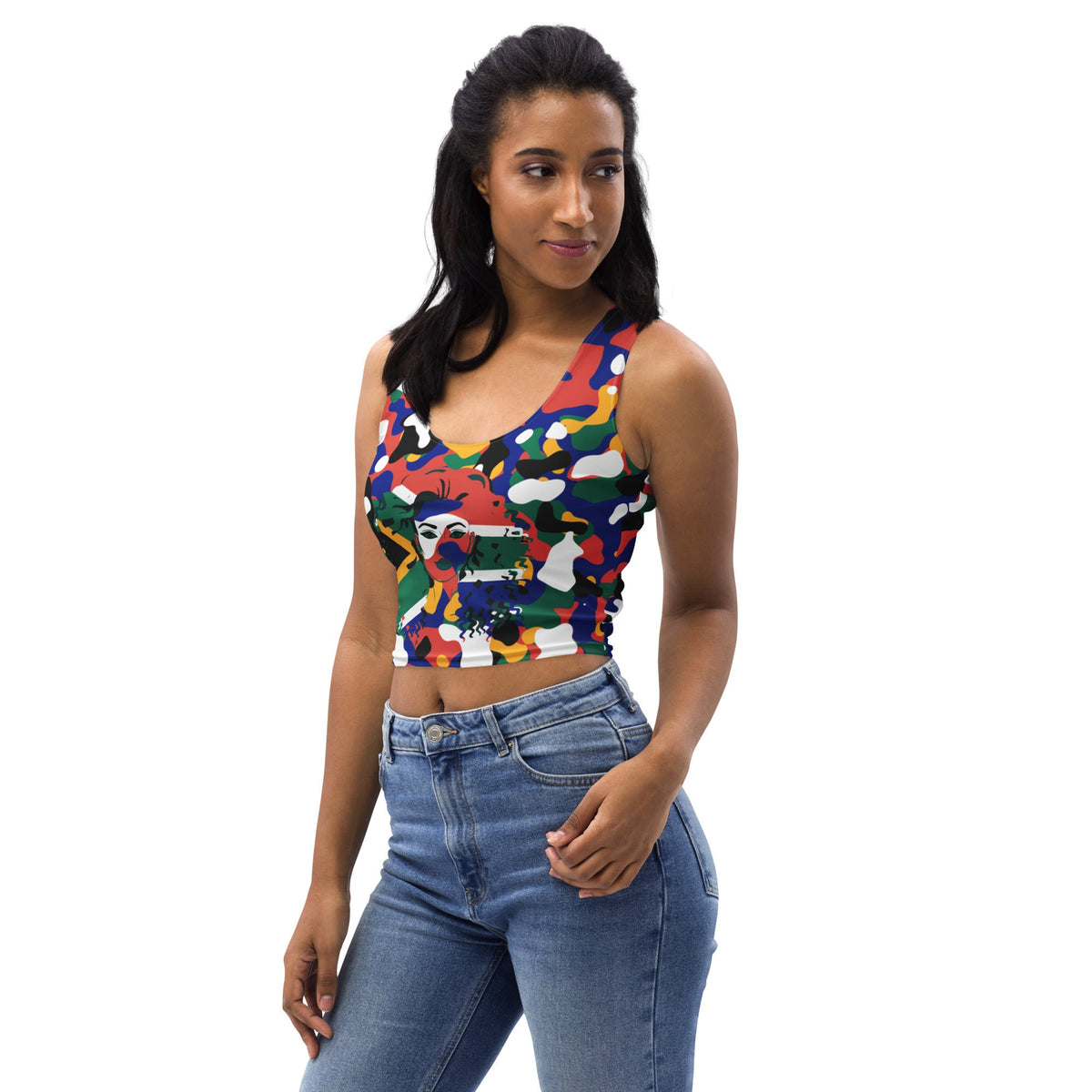 South African Girl Crop Top - Conscious Apparel Store