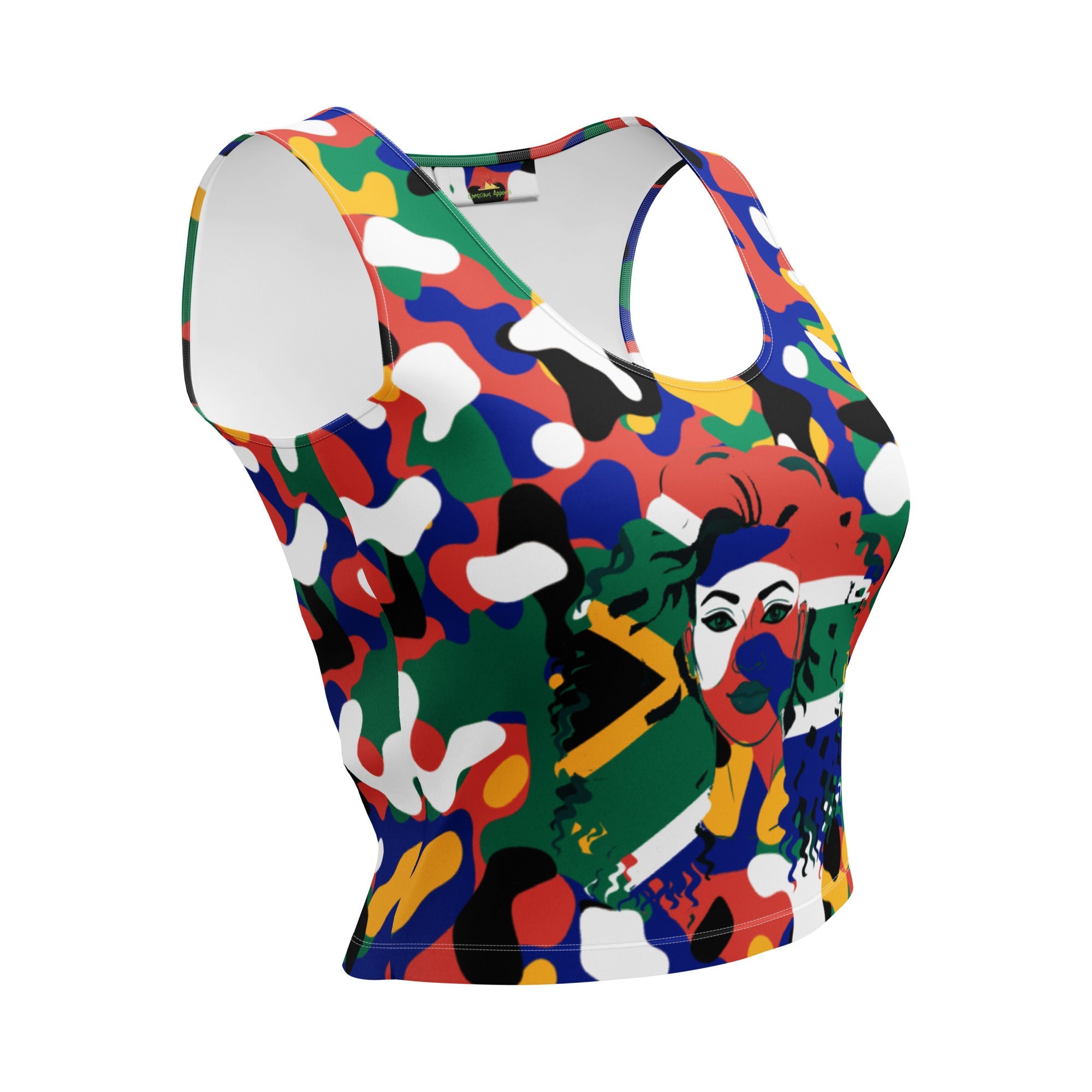 South African Girl Crop Top - Conscious Apparel Store