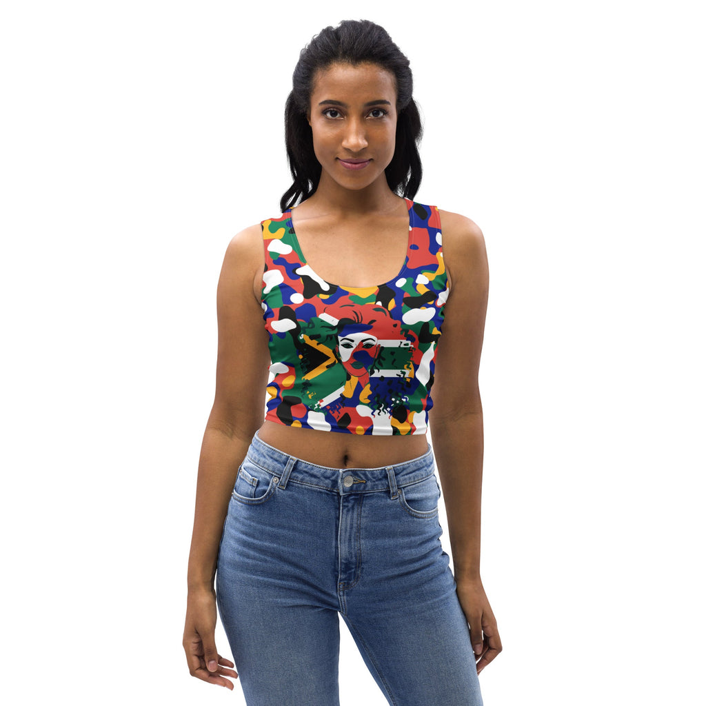 South African Girl Crop Top - Conscious Apparel Store
