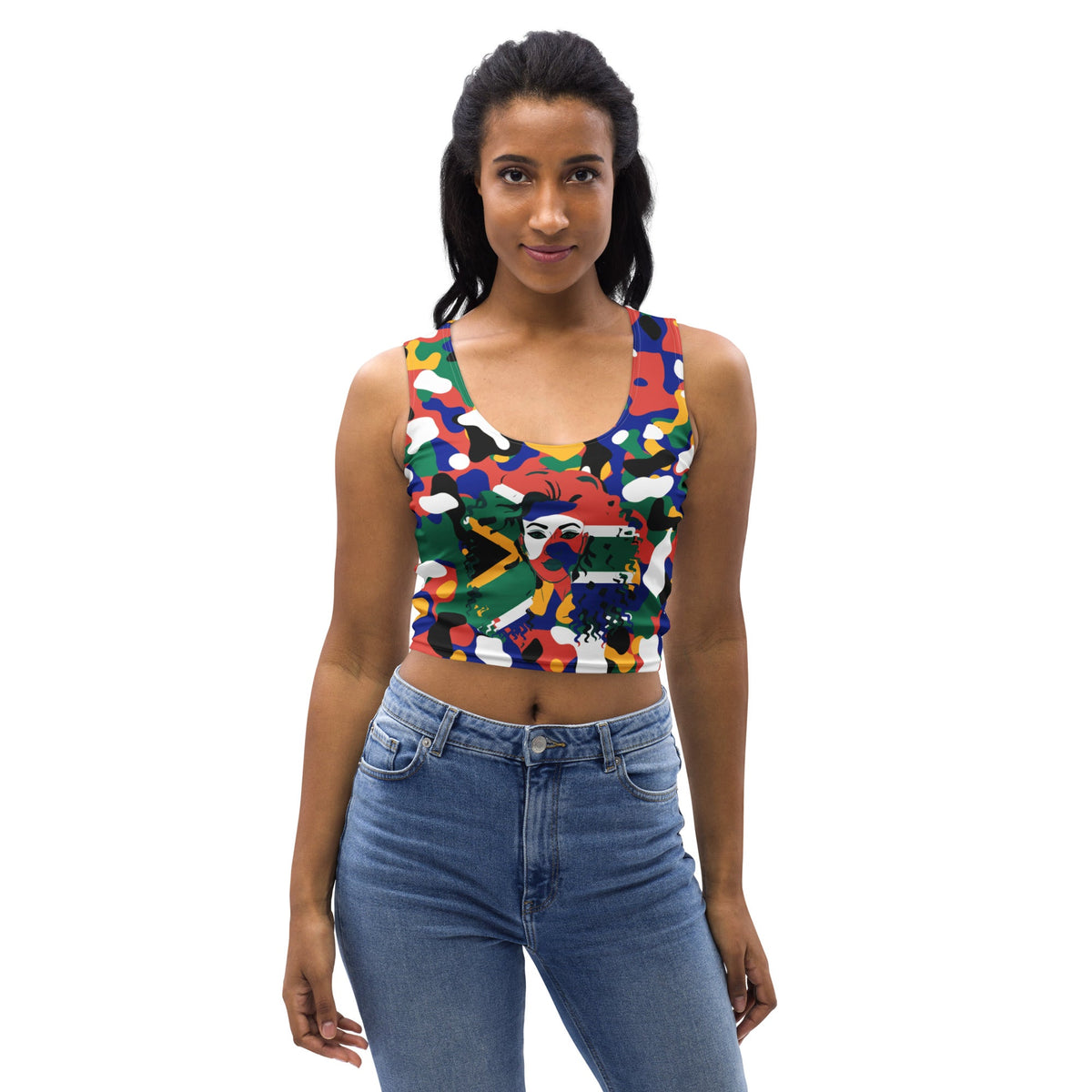 South African Girl Crop Top - Conscious Apparel Store