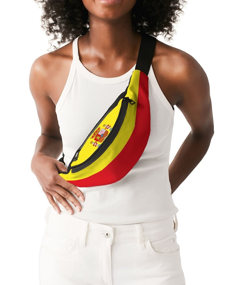 Spain Flag Crossbody Sling Bag - Conscious Apparel Store