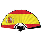 Spain Flag Double-Sided Custom Folding Fan - Conscious Apparel Store