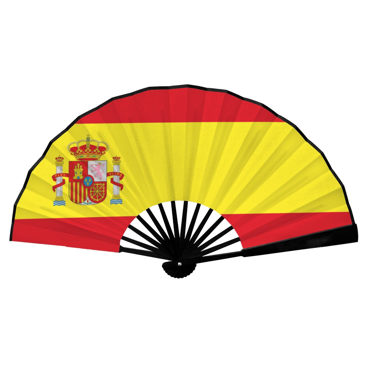 Spain Flag Double-Sided Custom Folding Fan - Conscious Apparel Store