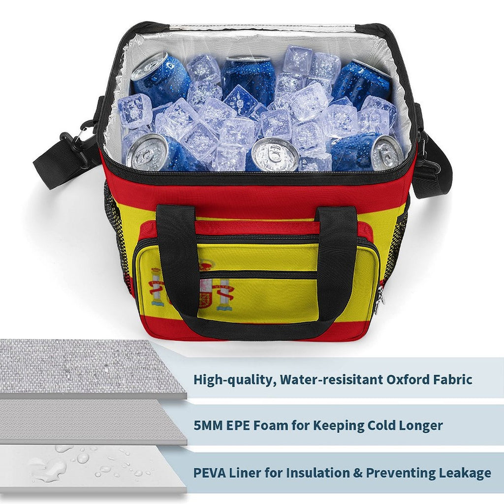 Spain Flag Insulated Cooler Bag - Conscious Apparel Store