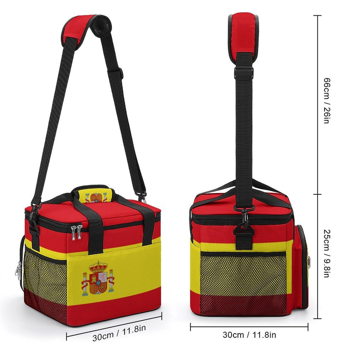 Spain Flag Insulated Cooler Bag - Conscious Apparel Store