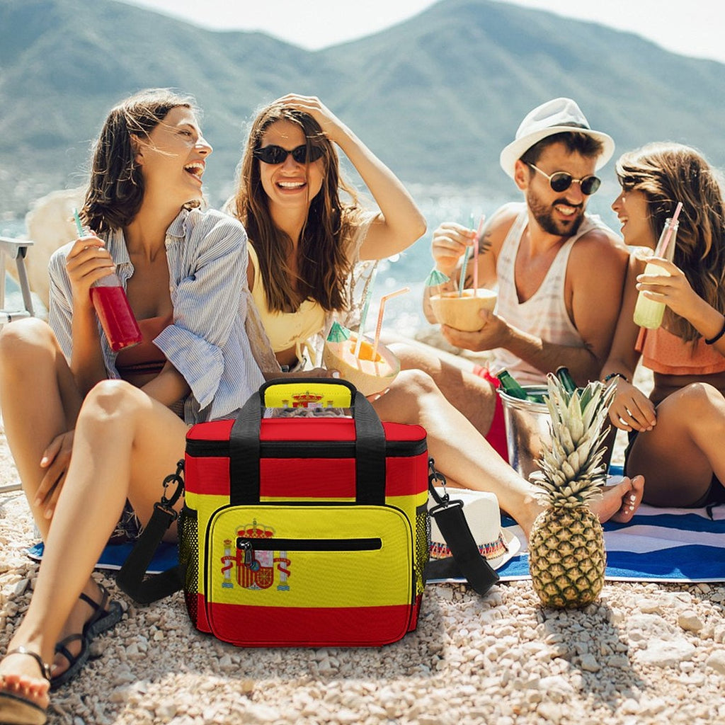 Spain Flag Insulated Cooler Bag - Conscious Apparel Store