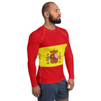 Spain Flag Men's Rash Guard - Conscious Apparel Store