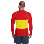 Spain Flag Men's Rash Guard - Conscious Apparel Store