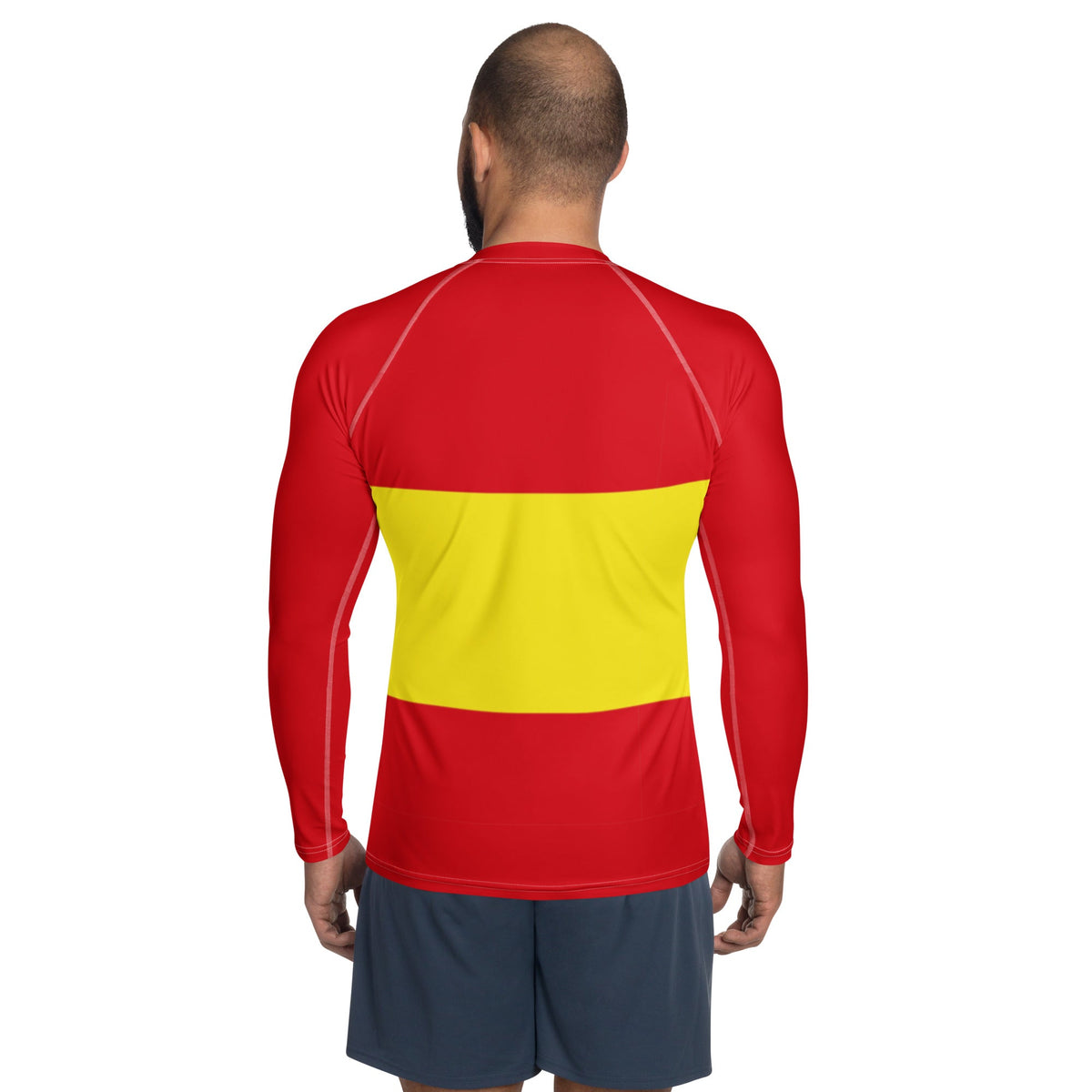 Spain Flag Men's Rash Guard - Conscious Apparel Store