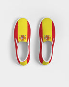 Spain Flag Men's Slip-On Canvas Shoe - Conscious Apparel Store