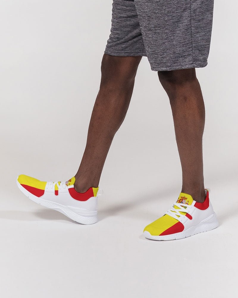 Spain Flag Men's Two-Tone Sneaker - Conscious Apparel Store