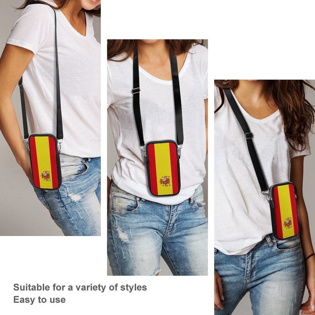 Spain FLag Mobile Phone Purse - Conscious Apparel Store