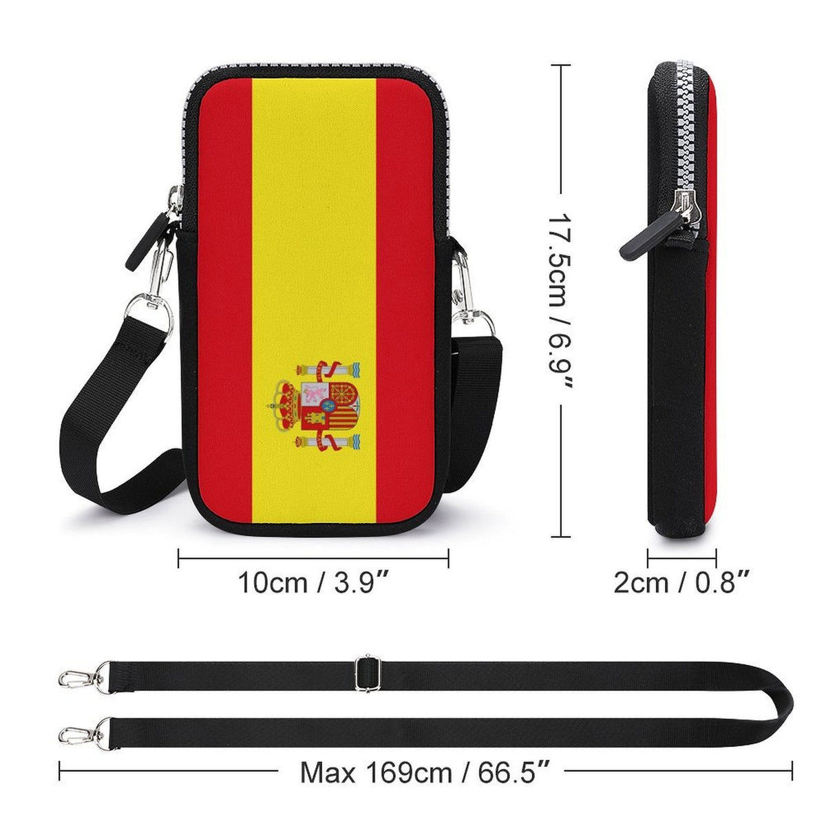 Spain FLag Mobile Phone Purse - Conscious Apparel Store