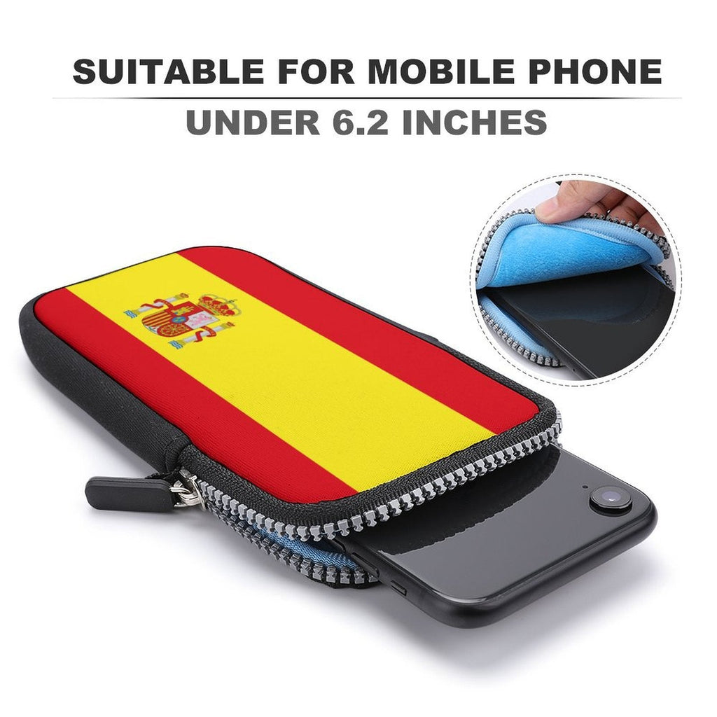 Spain FLag Mobile Phone Purse - Conscious Apparel Store