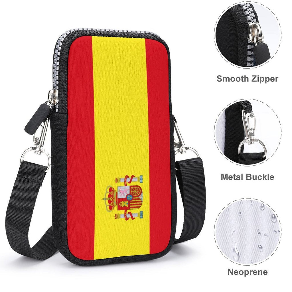 Spain FLag Mobile Phone Purse - Conscious Apparel Store
