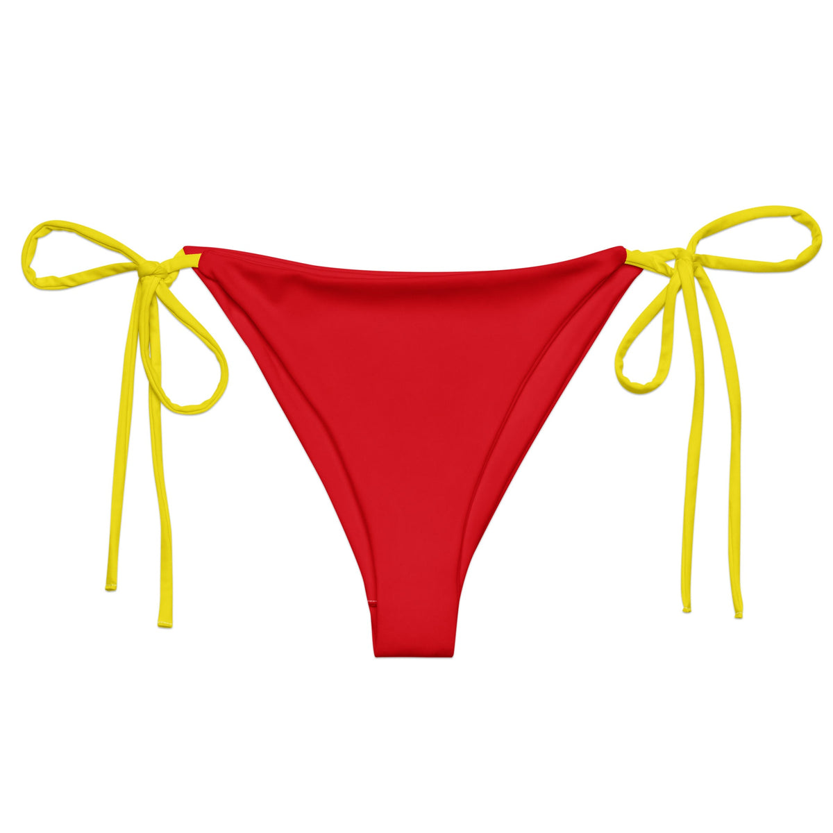 Spain Flag String bikini bottom - Conscious Apparel Store