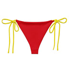 Spain Flag String bikini bottom - Conscious Apparel Store