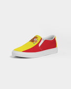 Spain Flag Women's Slip-On Canvas Shoe - Conscious Apparel Store