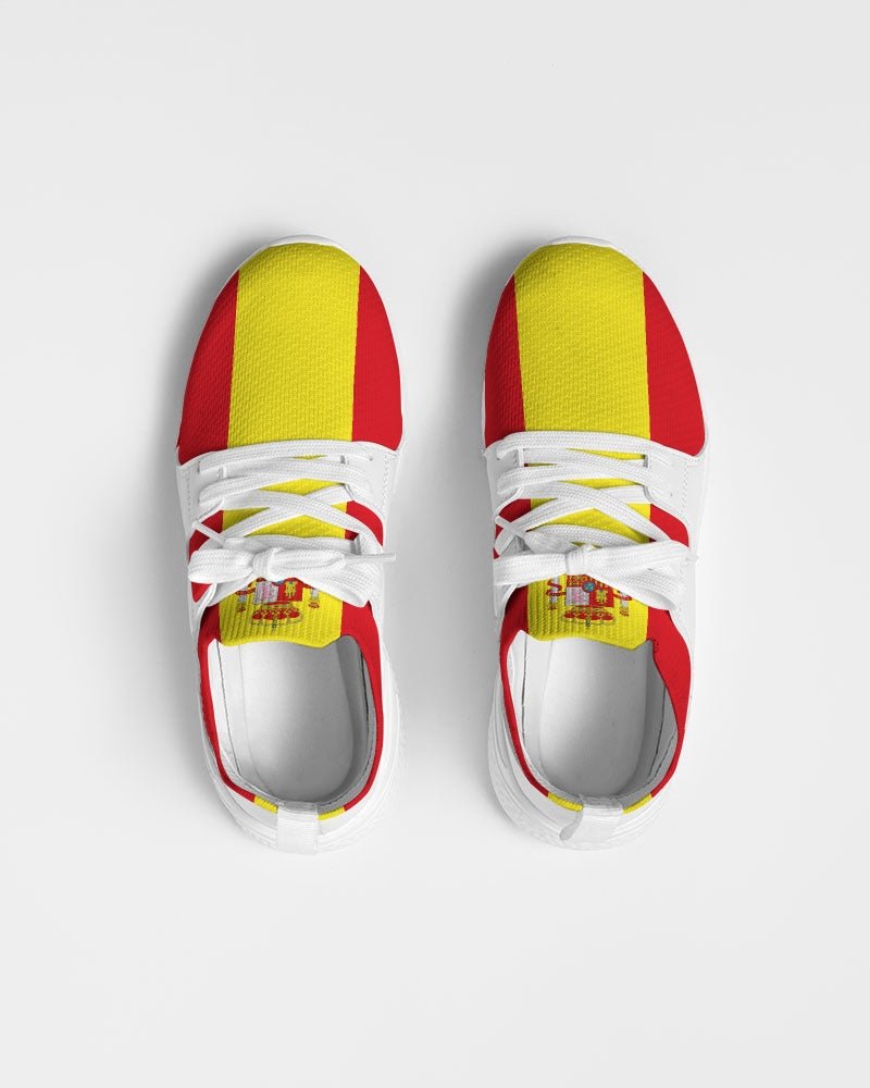Spain Flag Women's Two-Tone Sneaker - Conscious Apparel Store
