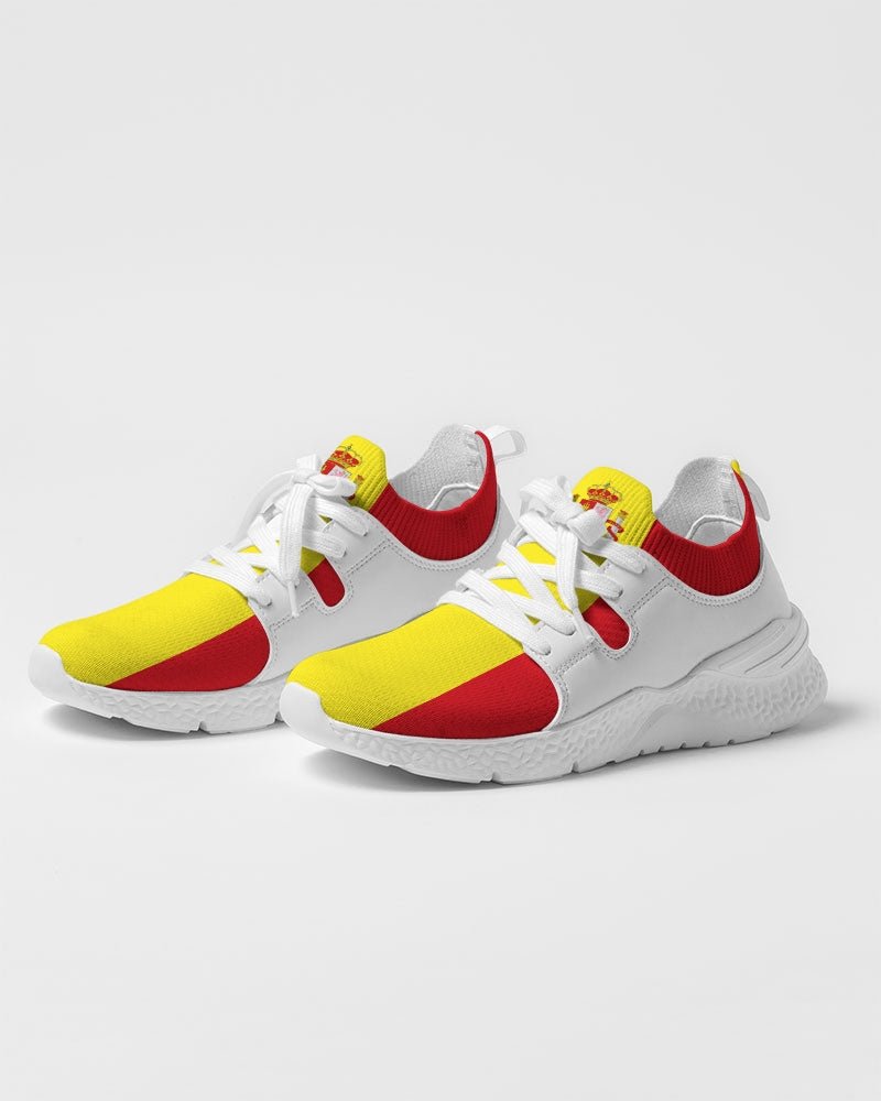 Spain Flag Women's Two-Tone Sneaker - Conscious Apparel Store