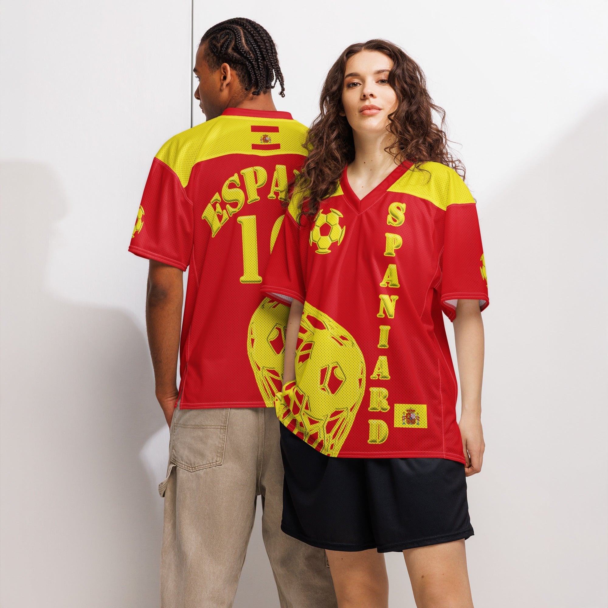 Spain Football Sport Jersey - Conscious Apparel Store