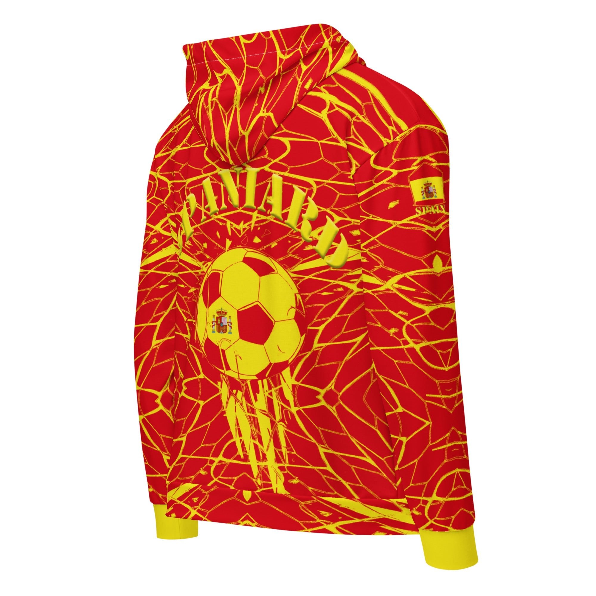 Spain Football Unisex zip hoodie - Conscious Apparel Store