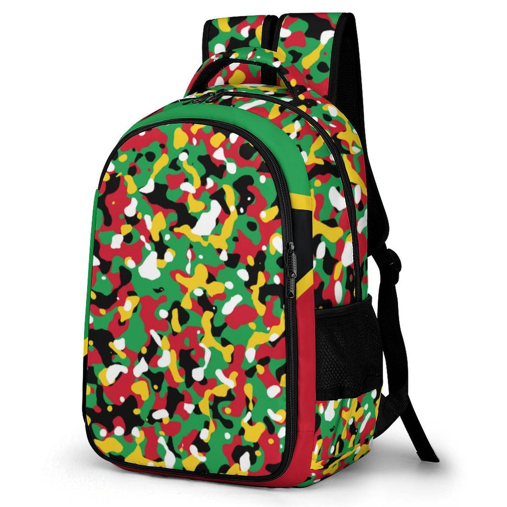 St Kitts Flag Camo Casual Backpack - Conscious Apparel Store