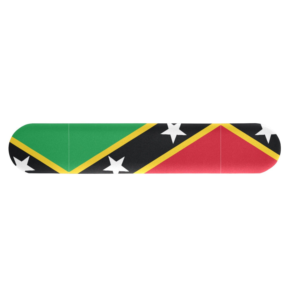 St Kitts Flag Keyboard Wrist Rest Pad - Conscious Apparel Store