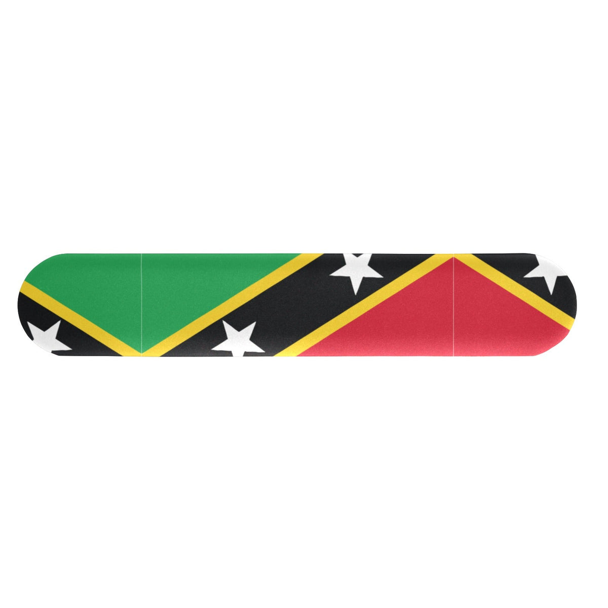 St Kitts Flag Keyboard Wrist Rest Pad - Conscious Apparel Store