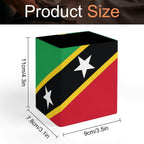 St Kitts Flag Square Pen Holder - Conscious Apparel Store