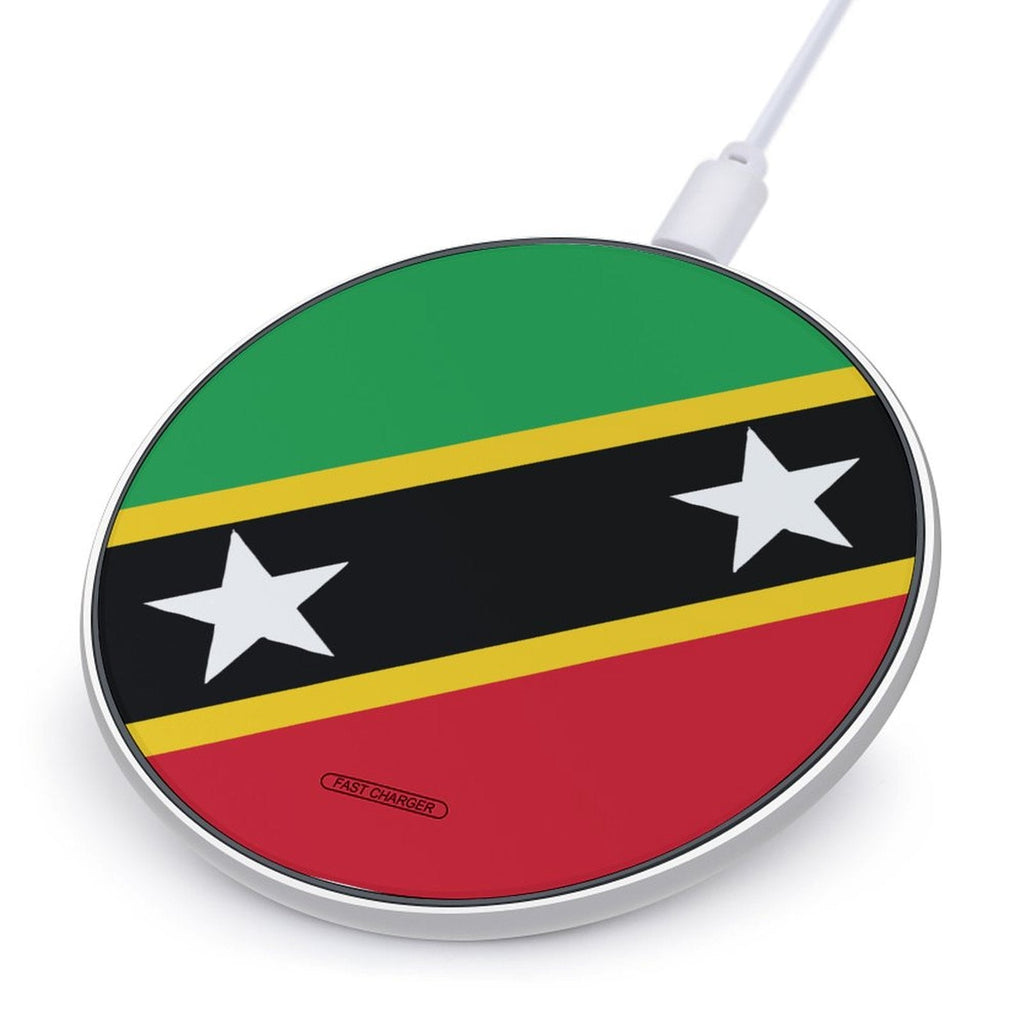 St Kitts Flag Wireless Charging Pad - Conscious Apparel Store