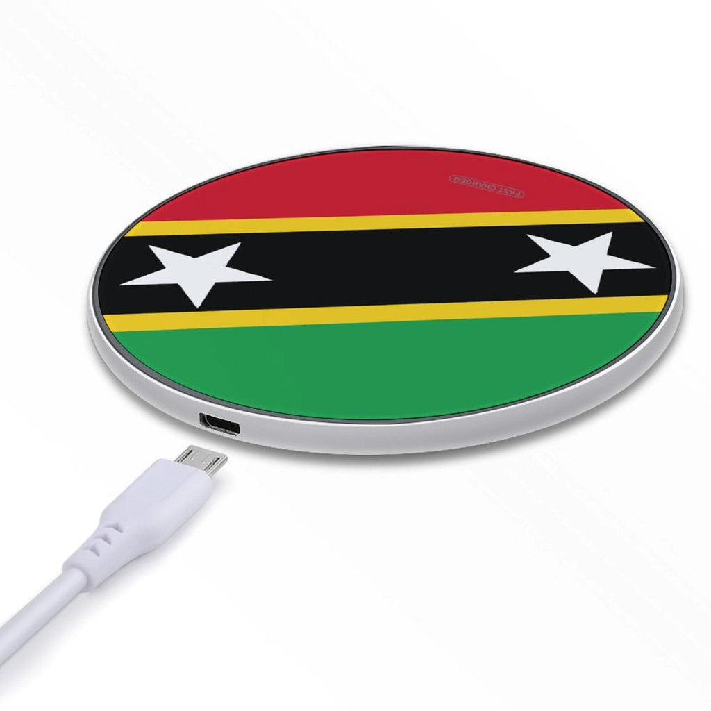 St Kitts Flag Wireless Charging Pad - Conscious Apparel Store