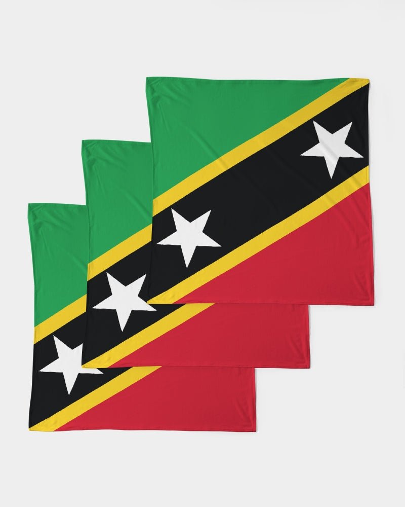 St Kitts & Nevis Flag Bandana Set - Conscious Apparel Store