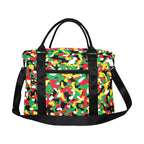 St Kitts & Nevis Flag Camo Large Capacity Duffle Bag - Conscious Apparel Store