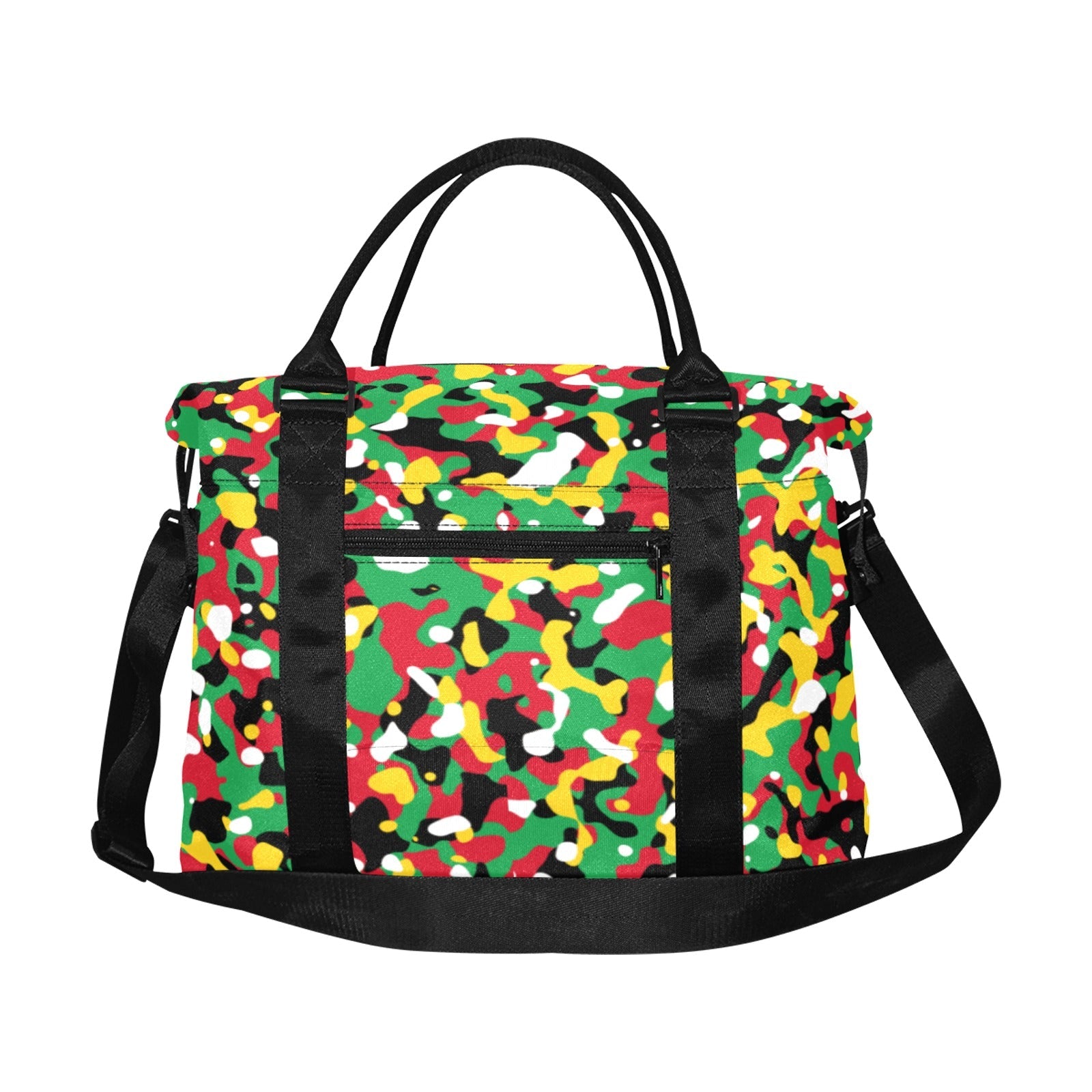 St Kitts & Nevis Flag Camo Large Capacity Duffle Bag - Conscious Apparel Store