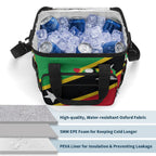 St Kitts & Nevis Flag Insulated Cooler Bag - Conscious Apparel Store