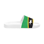 St Kitts & Nevis Flag Men's Slide Sandals - Conscious Apparel Store