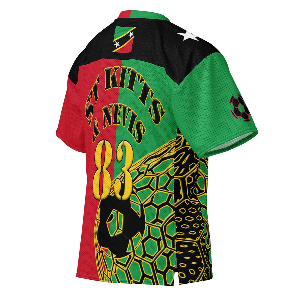 St Kitts & Nevis Football Sport Jersey - Conscious Apparel Store