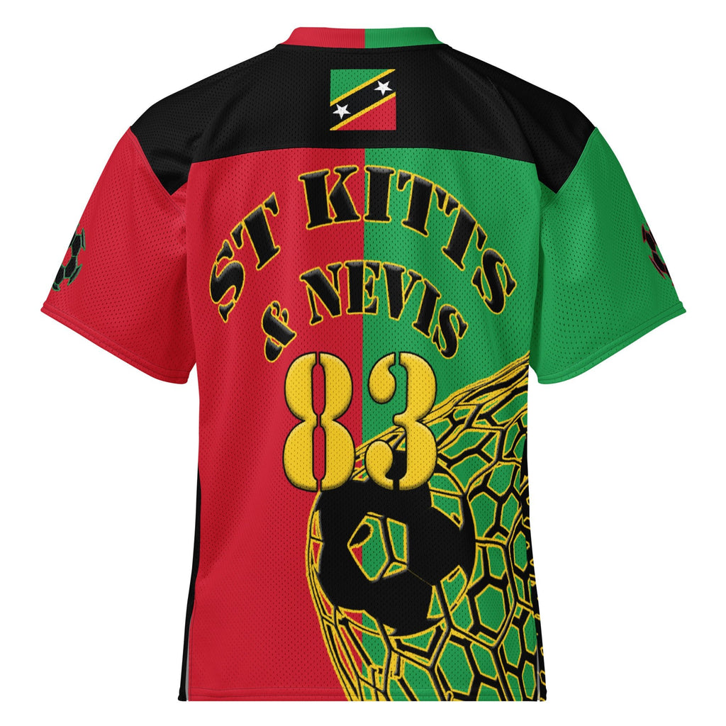 St Kitts & Nevis Football Sport Jersey - Conscious Apparel Store