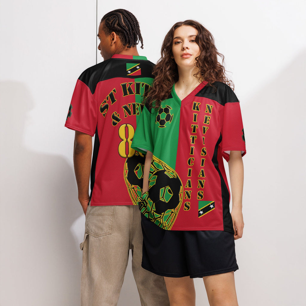 St Kitts & Nevis Football Sport Jersey - Conscious Apparel Store
