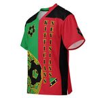 St Kitts & Nevis Football Sport Jersey - Conscious Apparel Store
