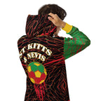 St Kitts & Nevis Football Unisex zip hoodie - Conscious Apparel Store