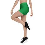 St Kitts & Nevis Green Leggings Shorts - Conscious Apparel Store