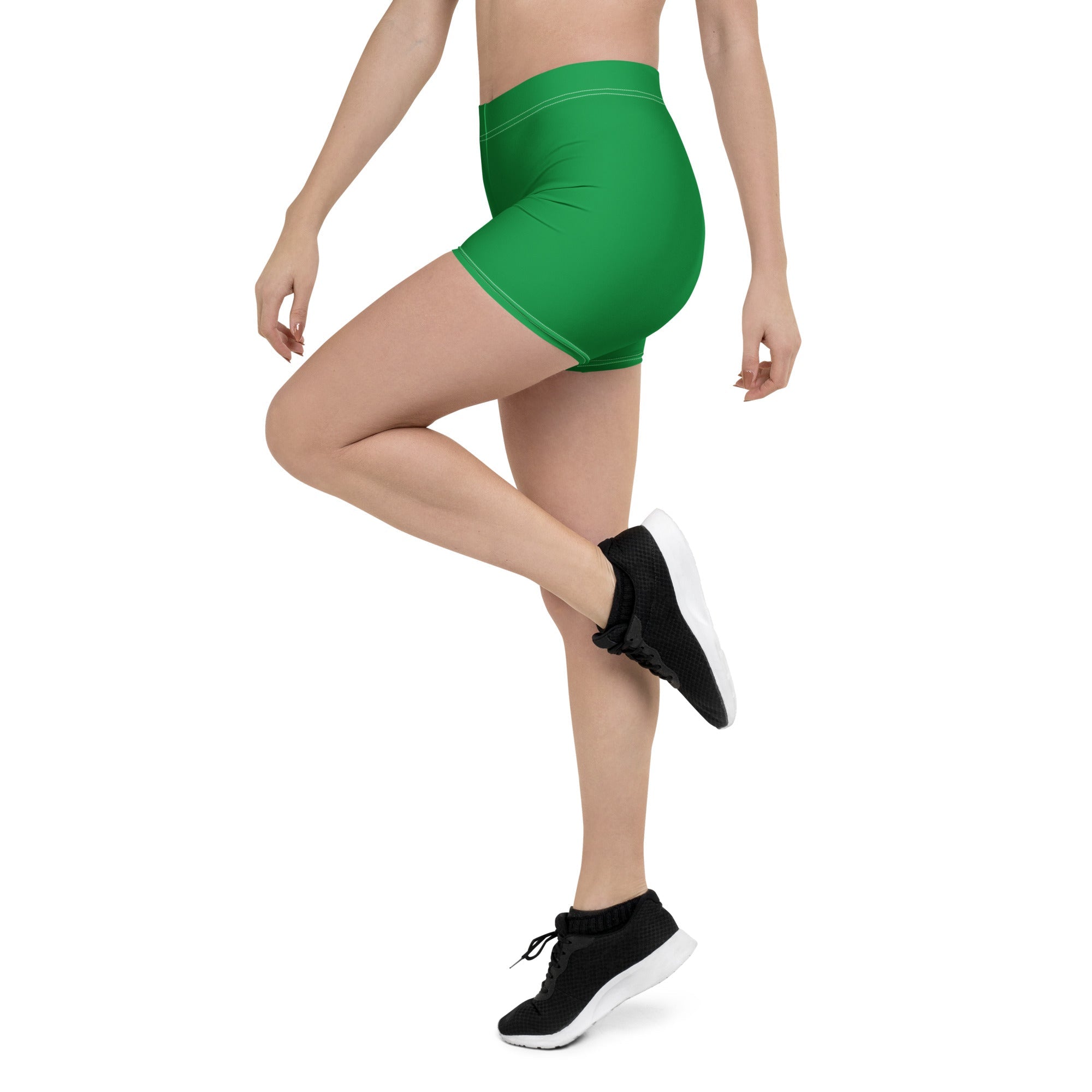 St Kitts & Nevis Green Leggings Shorts - Conscious Apparel Store