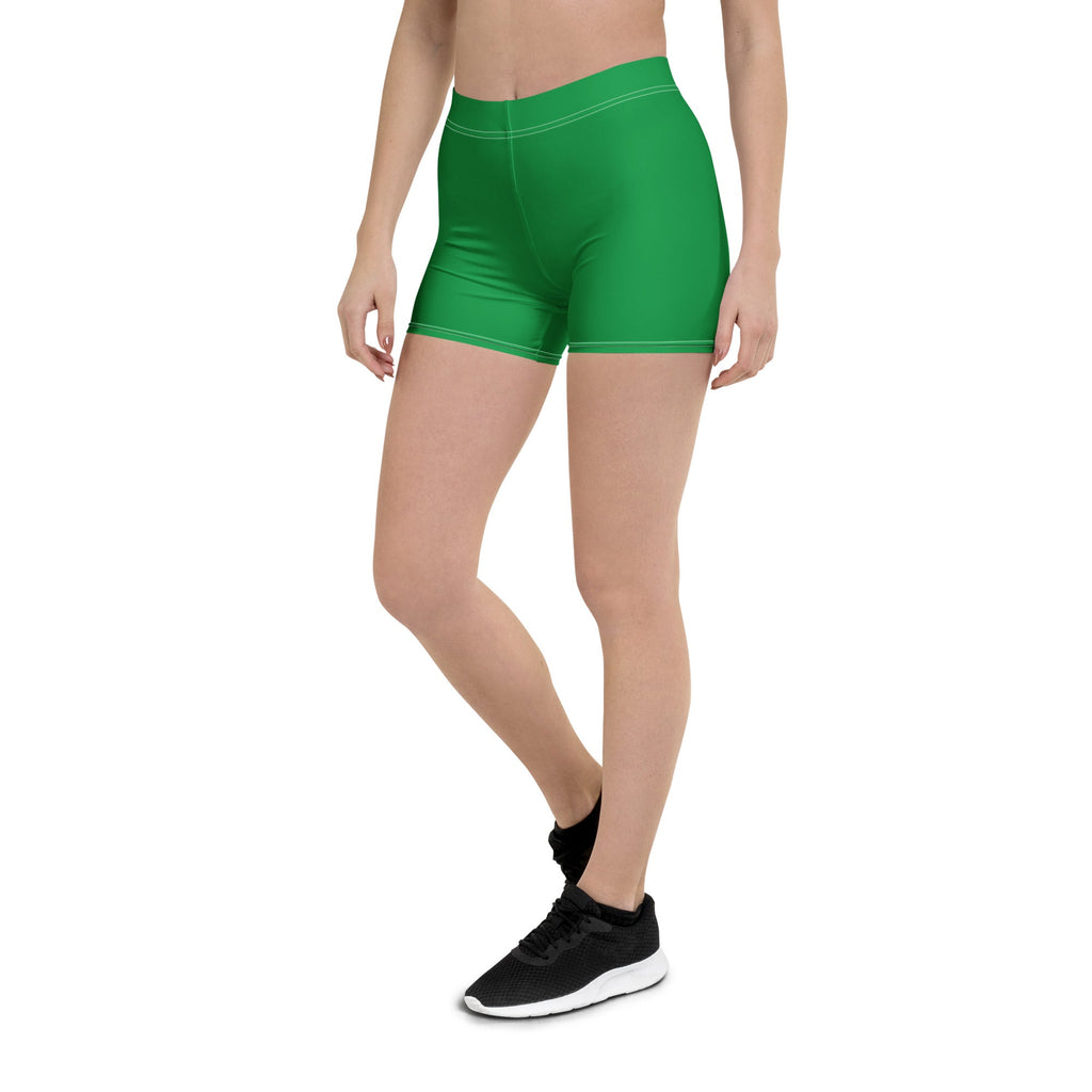 St Kitts & Nevis Green Leggings Shorts - Conscious Apparel Store