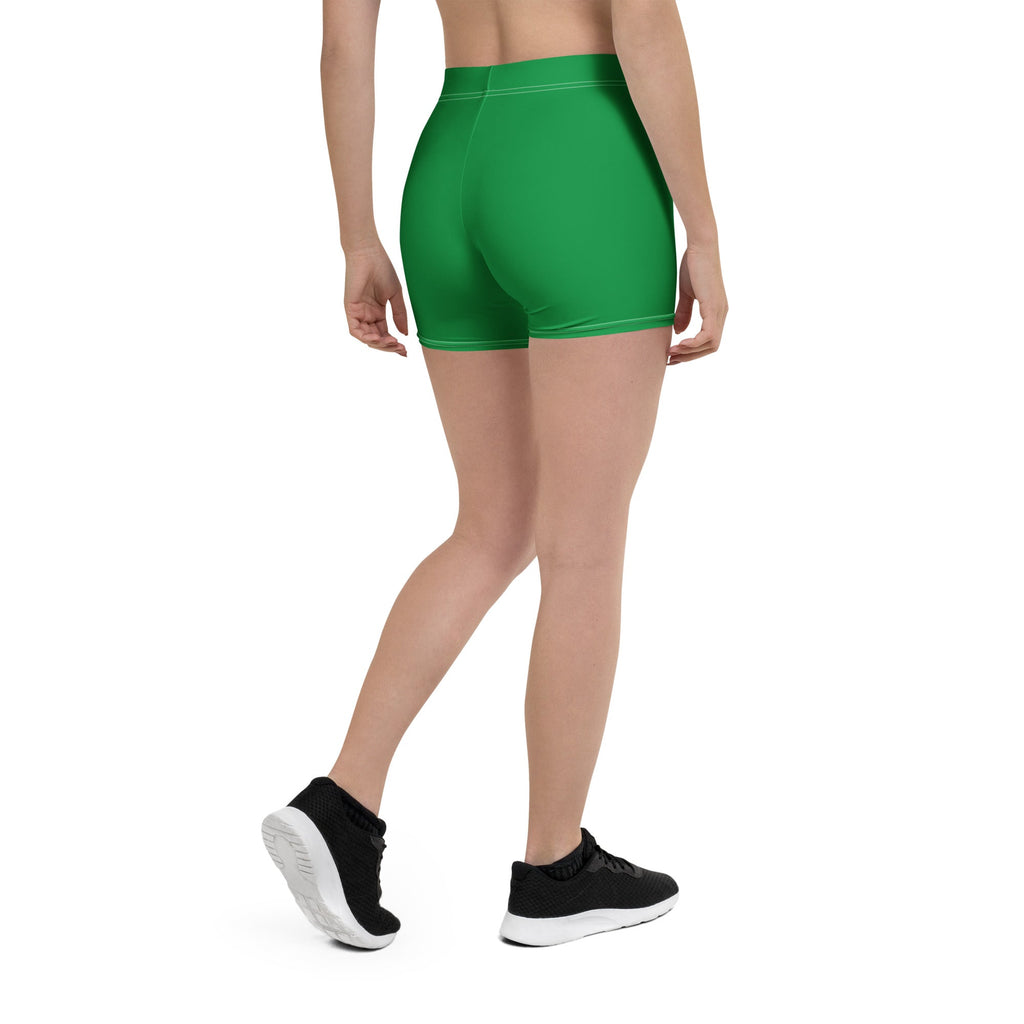 St Kitts & Nevis Green Leggings Shorts - Conscious Apparel Store