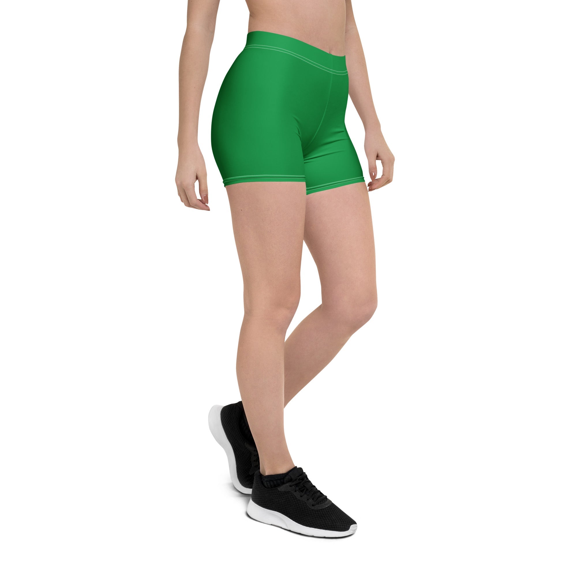 St Kitts & Nevis Green Leggings Shorts - Conscious Apparel Store