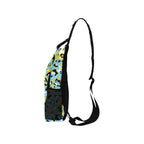 St Lucia Flag Camo Casual Chest Bag - Conscious Apparel Store